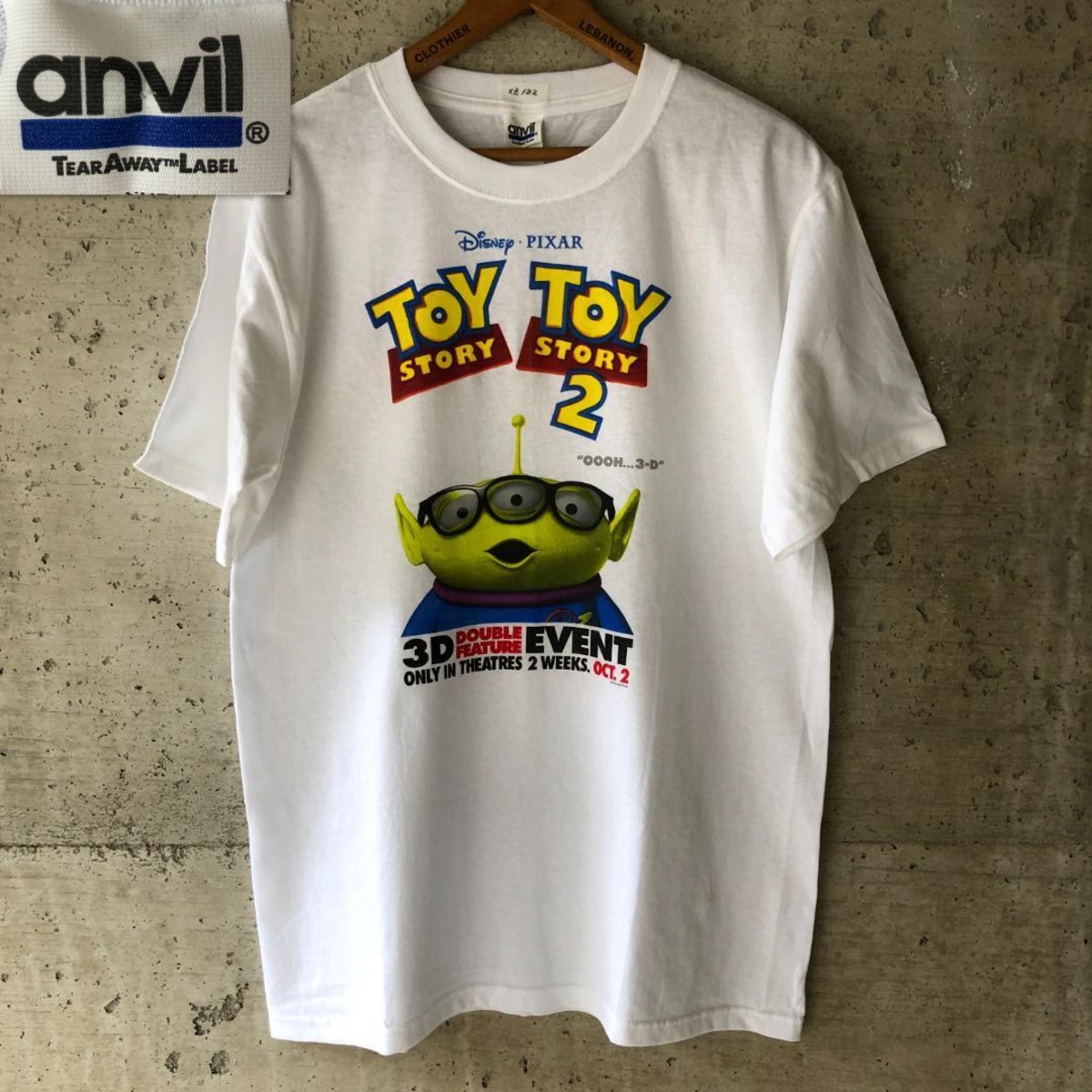 Toy Story Movie Tee XL トイストーリー 拭ける ムービー Tシャツ 