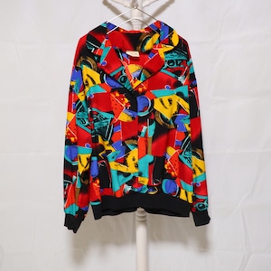 Whole Pattern Pullover Shirt
