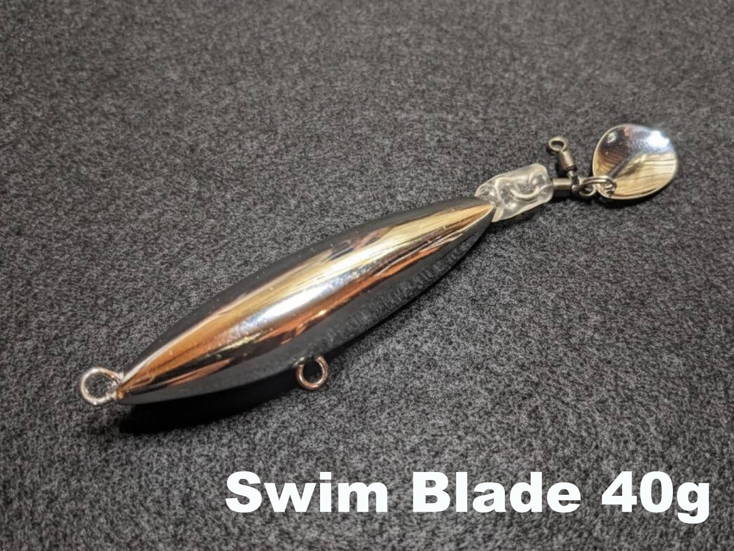 ソフトスイムベイト ブルーシルバー リアルベイトフィッシュ エッジベイトSB スイムブレード 60g Full Chrome | DreamChaserLures