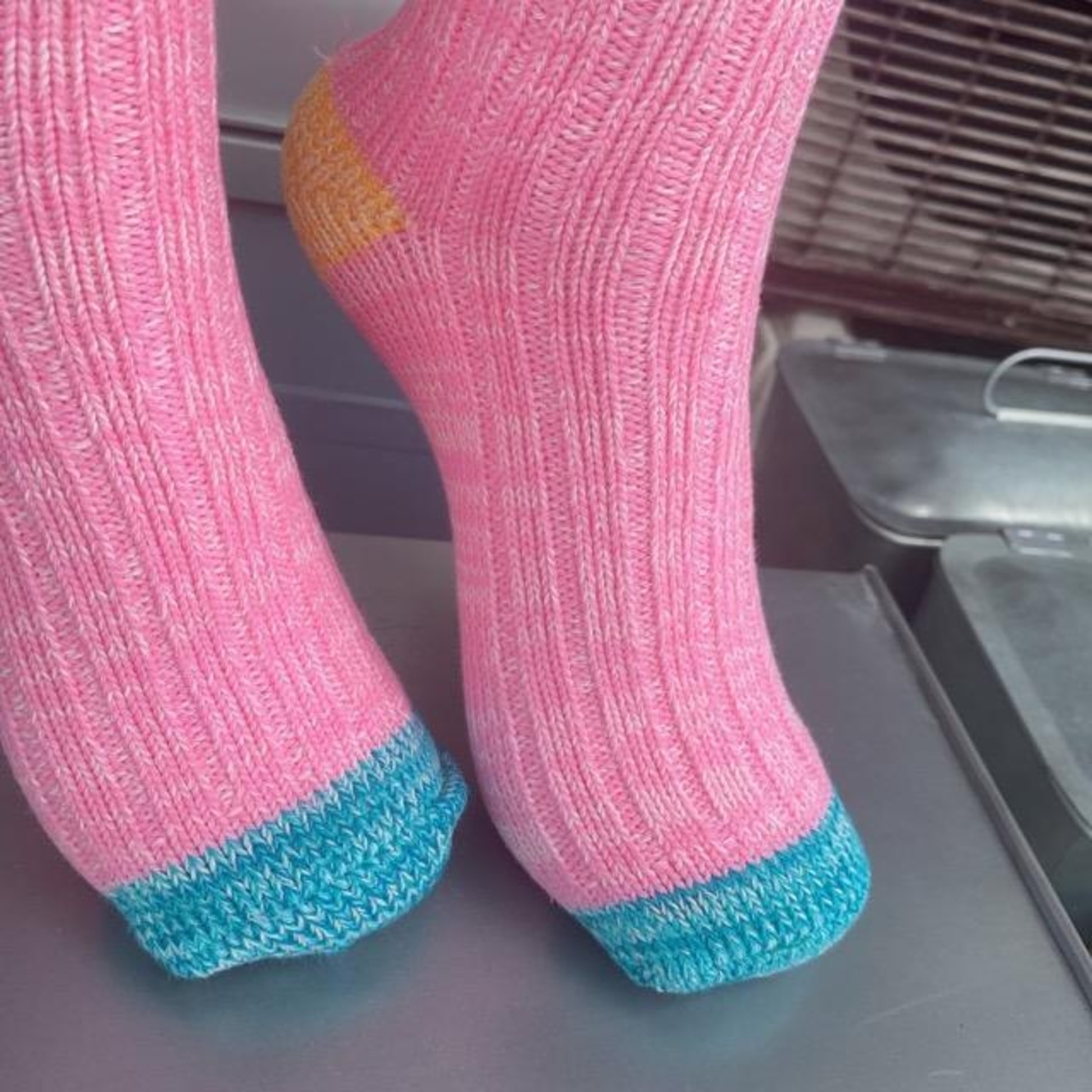 TOPANGA SOCKS　Lady's　スマイルソックス　ピンク