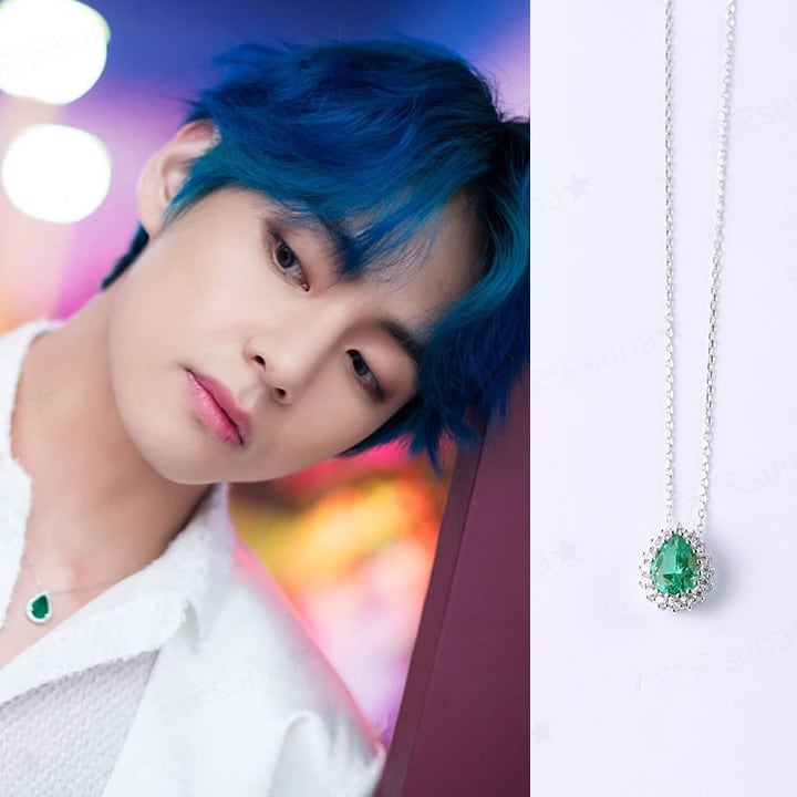 BTS V テテ テヒョン 着用モデル 925SILVER ジュエリーネックレス