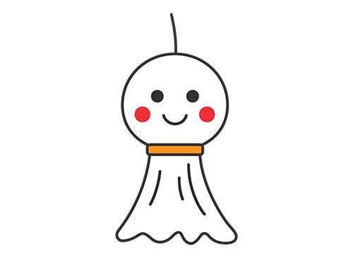 てるてる坊主のイラスト | イラストセンター有料素材販売