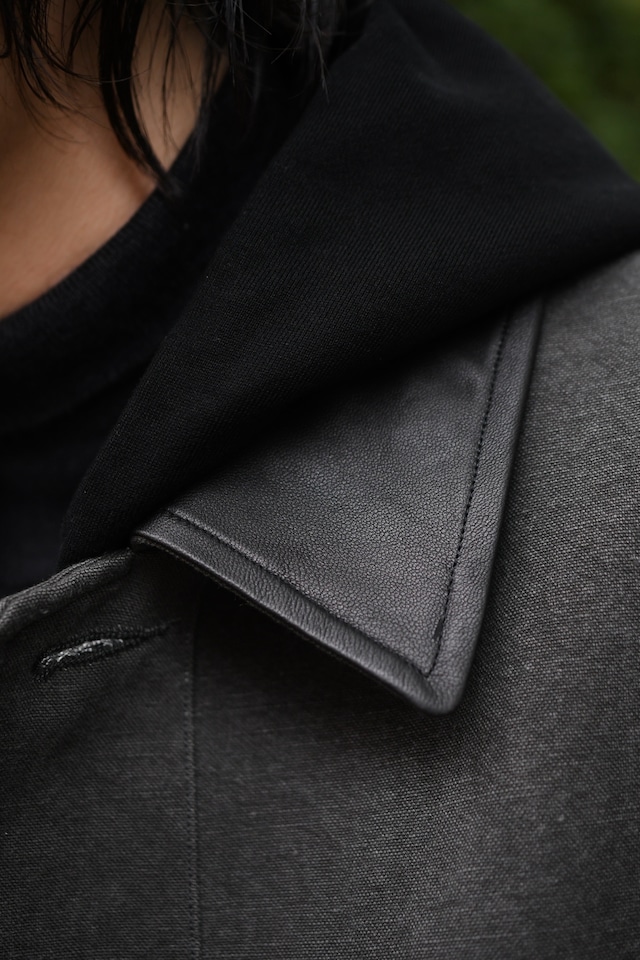 burhmsROOTSOTCK / Soft&Hard Sweat Hoodie Zip Wide (Black)
