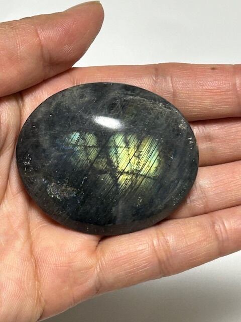 ラブラドライト丸玉（スフィア）約62mm 約352g ラブラドライト 丸玉