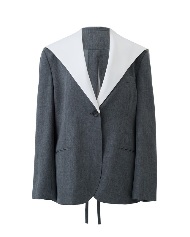 バックコンシャスセーラージャケット Ran　グレー