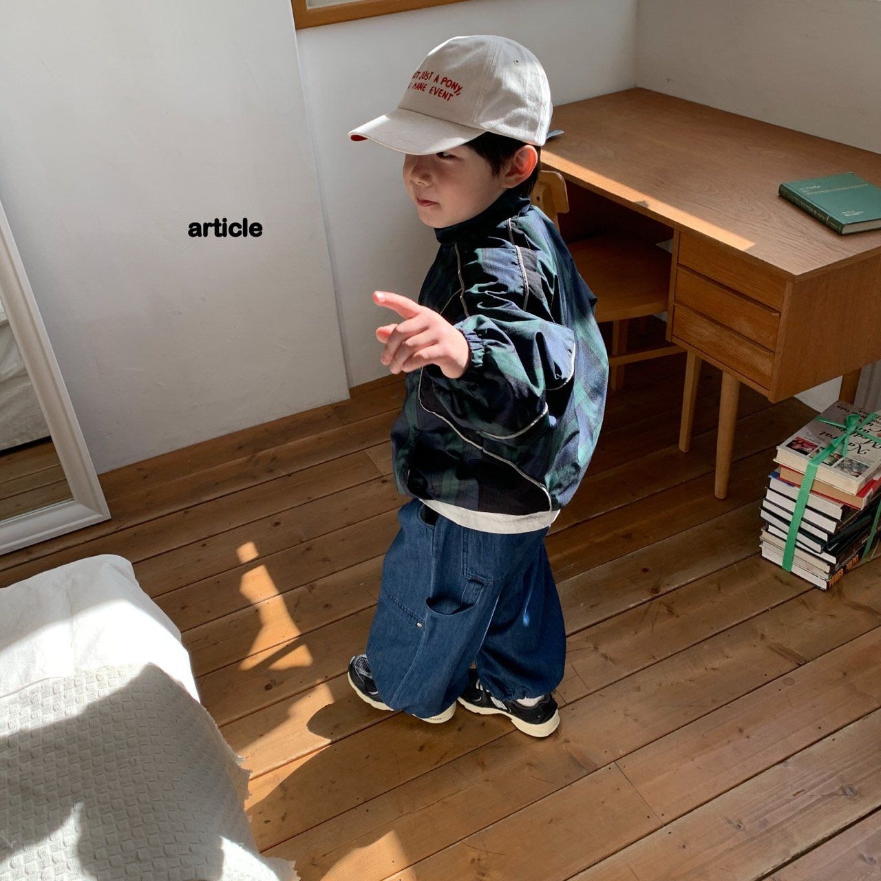 [article] Check Reflective Jumper +fee3 / [아티클] 체크리플렉티브점퍼