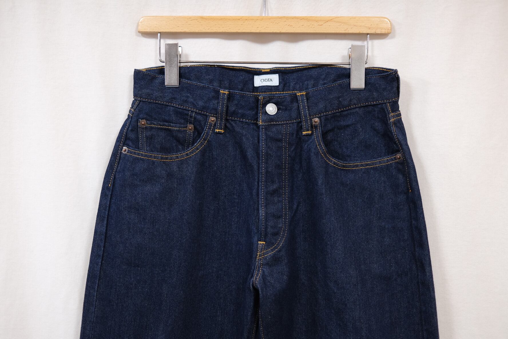 CIOTA” PTM-1STB-NIW本藍スビンコットン 13.5oz ストレートデニムNAVY