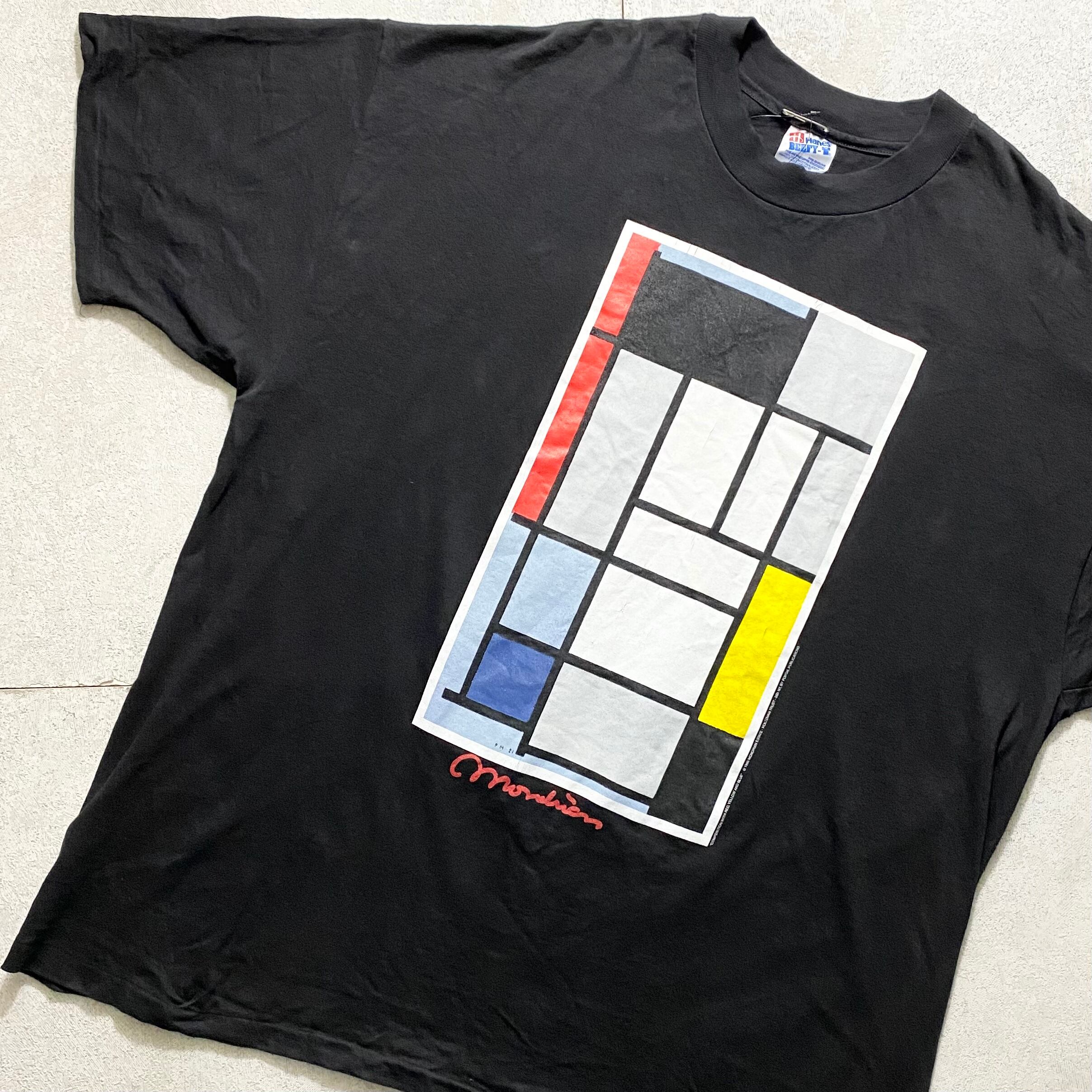 アート・デザイン・音楽 Mondrian vintage 1995's MONDRIAN art tee “composition” | NOIR ONLINE