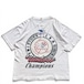 【90s】MLB NY.Yankees 半袖Tシャツ Tee クルーネック メンズ L相当 白/WHITE ロゴ プリント ヤンキース VINTAGE