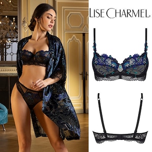 [M09es] パッドなし3/4ブラ(E) 品番ACM3009 ※大きめ注意 【LISE CHARMEL】【リズシャルメル】【インポートランジェリー】