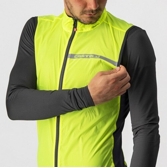 CASTELLI ( カステリ ) ベスト・ジレ SQUADRA STRETCH VEST イエロー