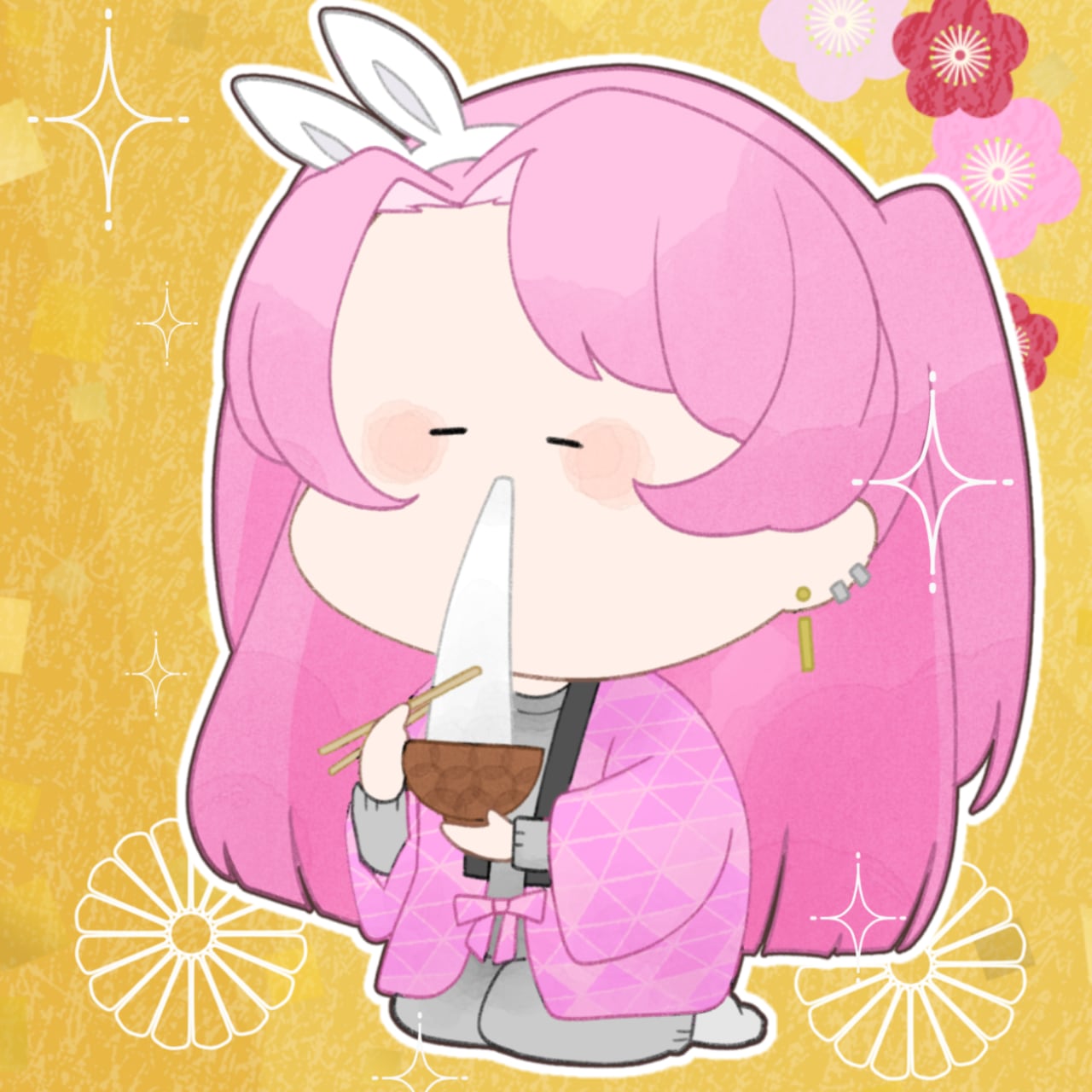 みゅたコラボセット大A_直筆サイン入りポストカード+オリジナルラベル風ステッカー2組付日本酒(いい風 花 純米吟醸雄町１８００ｍｌ)