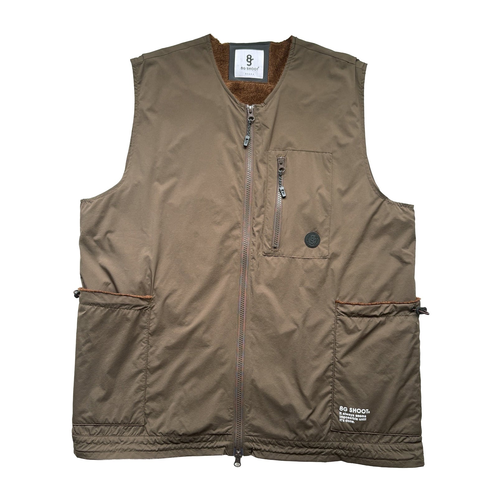 ULTRA LIGHT UTILITY VEST -BROWN-