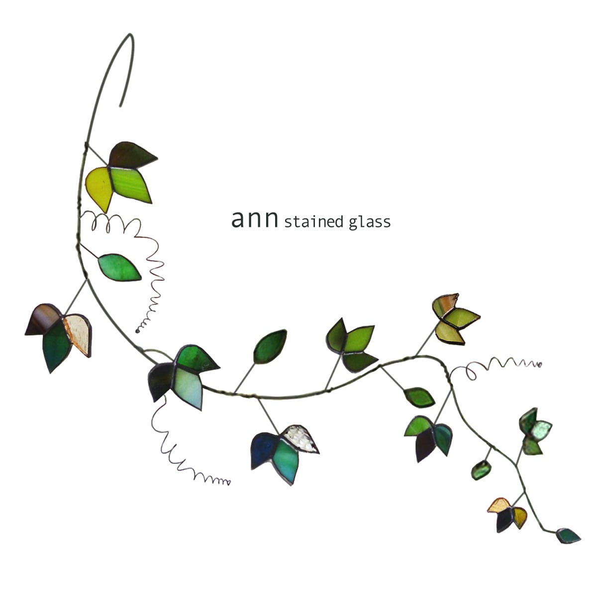 X'mas】ステンドグラス クリスマスリース | ann stained glass