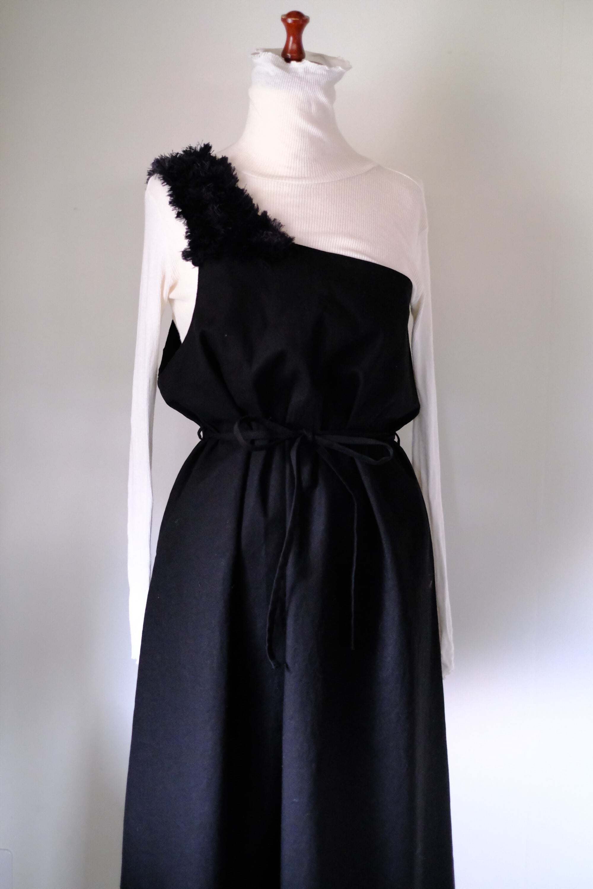 ワンショルダーワンピース cl-168