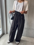 【25aw】Waist-wave 2way Pants_3colors