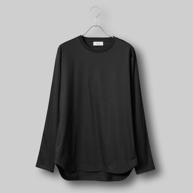 アルビニT スムース ロングスリーブ / Albini T Smooth LS #BLACK