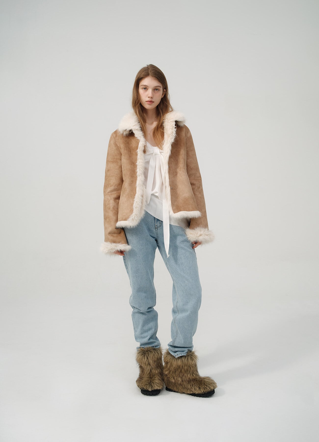 1月初旬発送 [The Barnnet] Katey Eco Shearling Jacket 正規品 韓国