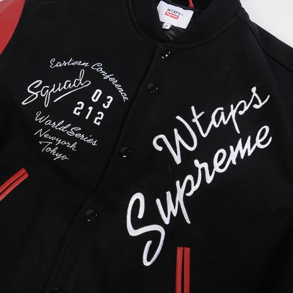 WTAPS × Supreme スタジャン Mサイズ Supreme WTAPS Varsity Jacket Black Large Size | eBay