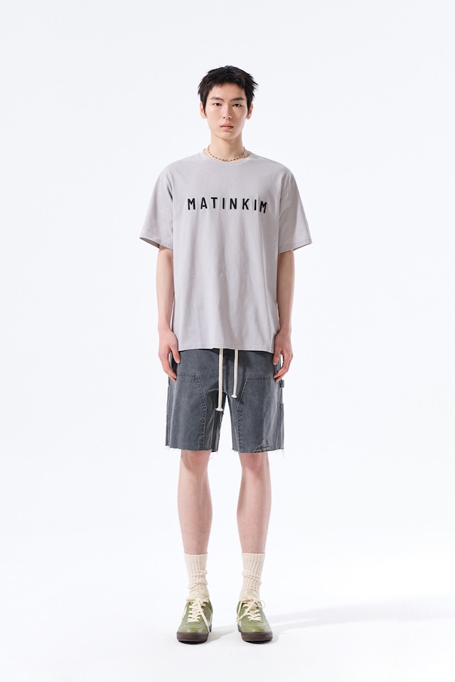 4/20発送 [Matin Kim] PATCHWORK CARGO BERMUDA PANTS FOR MEN IN BEIGE 正規品 韓国ブランド 韓国通販 韓国代行 韓国ファッション マーティンキム matinkim 日本 店舗