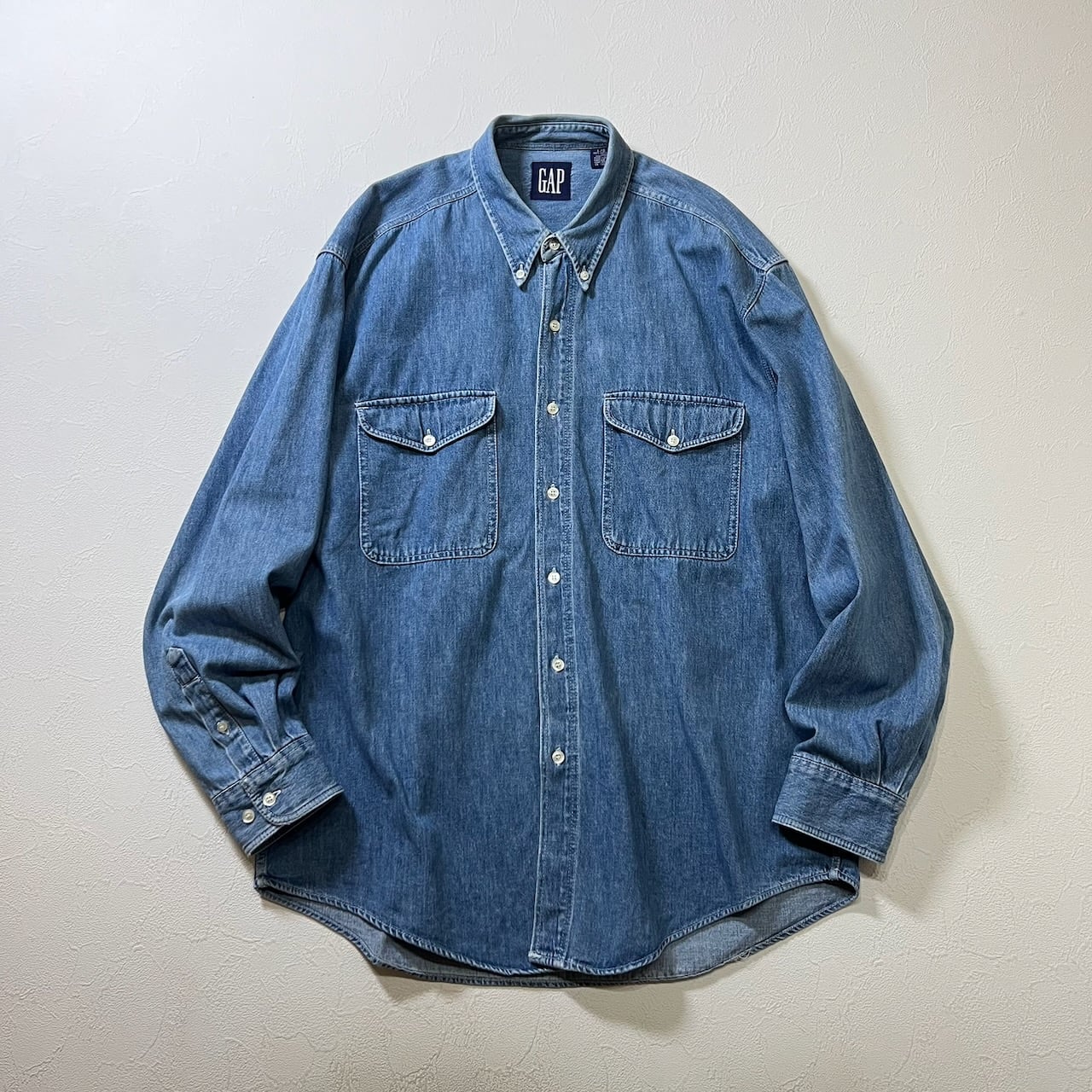 90s Levi's リーバイス ウエスタンシャツ デニムシャツ 良色落ち 青