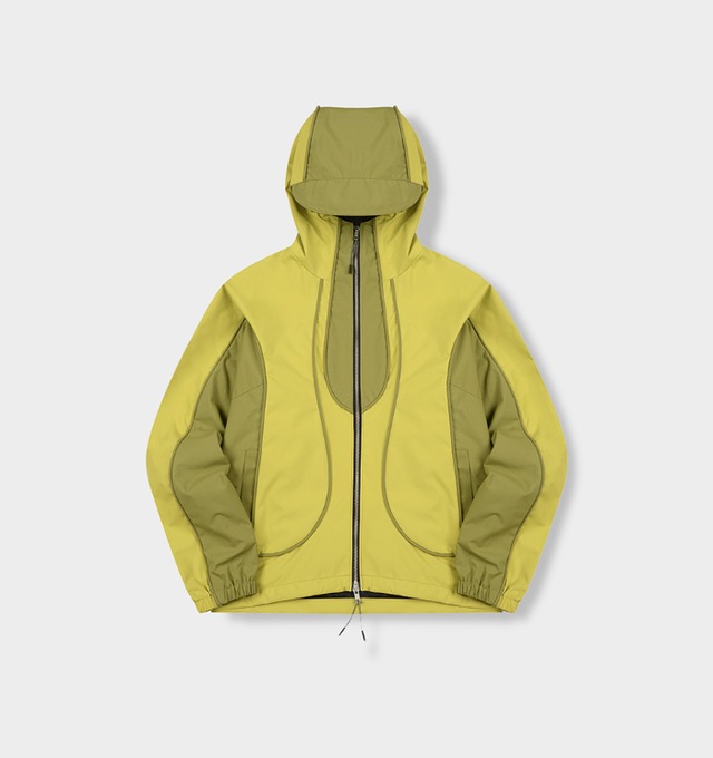 [side service] VEIN SHELL HOODED JACKET [YELLOW] 正規品 韓国ブランド 韓国通販 韓国代行 韓国ファッション サイドサービス 日本 店舗