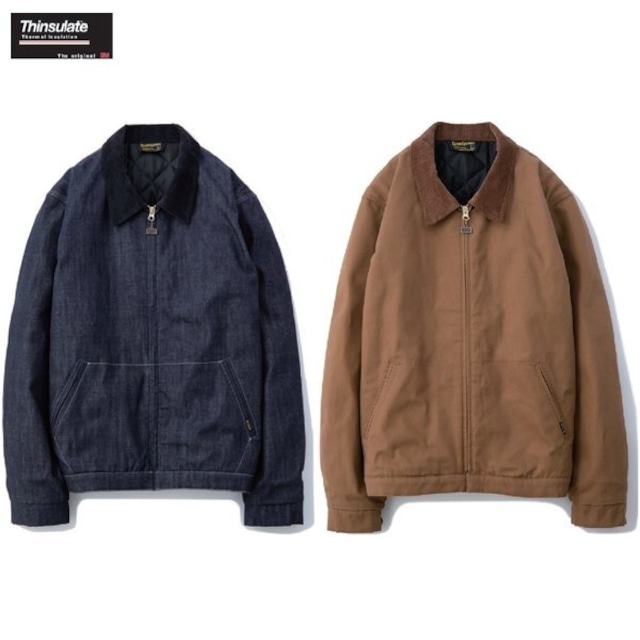 bluco,ブルコ,ジャケット,ワークジャケット,OL-012C-019 BLUCO ブルコ OL-012C-019 COTTON WORK JACKET コットン ワークジャケット INDIGO DENIM / BROWN DUCK