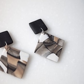Matte : Black & Beige square
