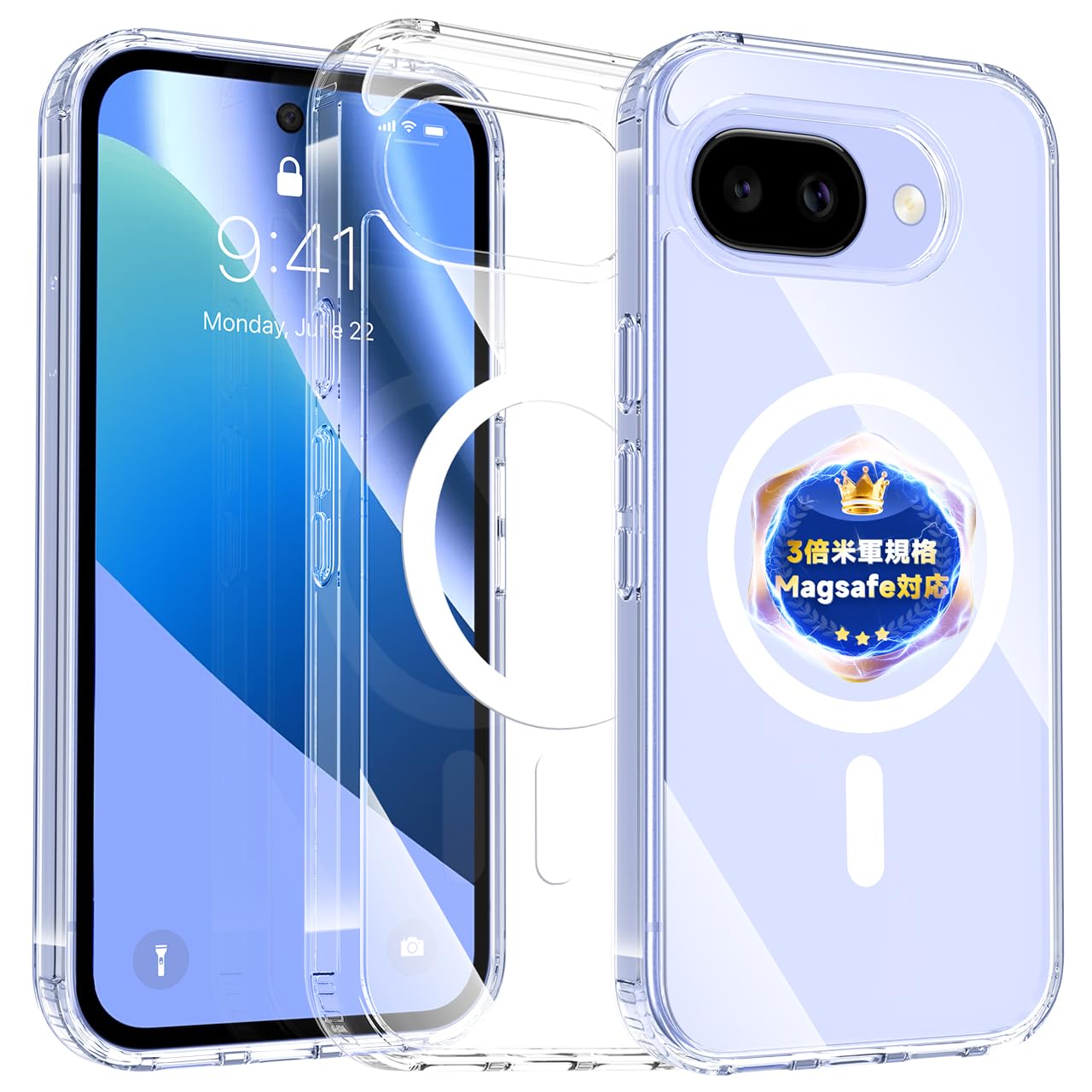 対応 Google Pixel 10A ケース 3倍米軍MIL規格 スマホケース ワイヤレス充電対応 黄ばみ防止QPG10aKT