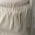 麻混イージーパンツ［50015］