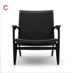 ウィッシュボーンチェア 天然木 ペーパーコード編み 北欧デザイン アームチェア ラウンジチェア モダン