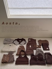 韓国子供服 / 26Autumn / Aosta / クレヨンTシャツ / 秋服 *S~XXL*