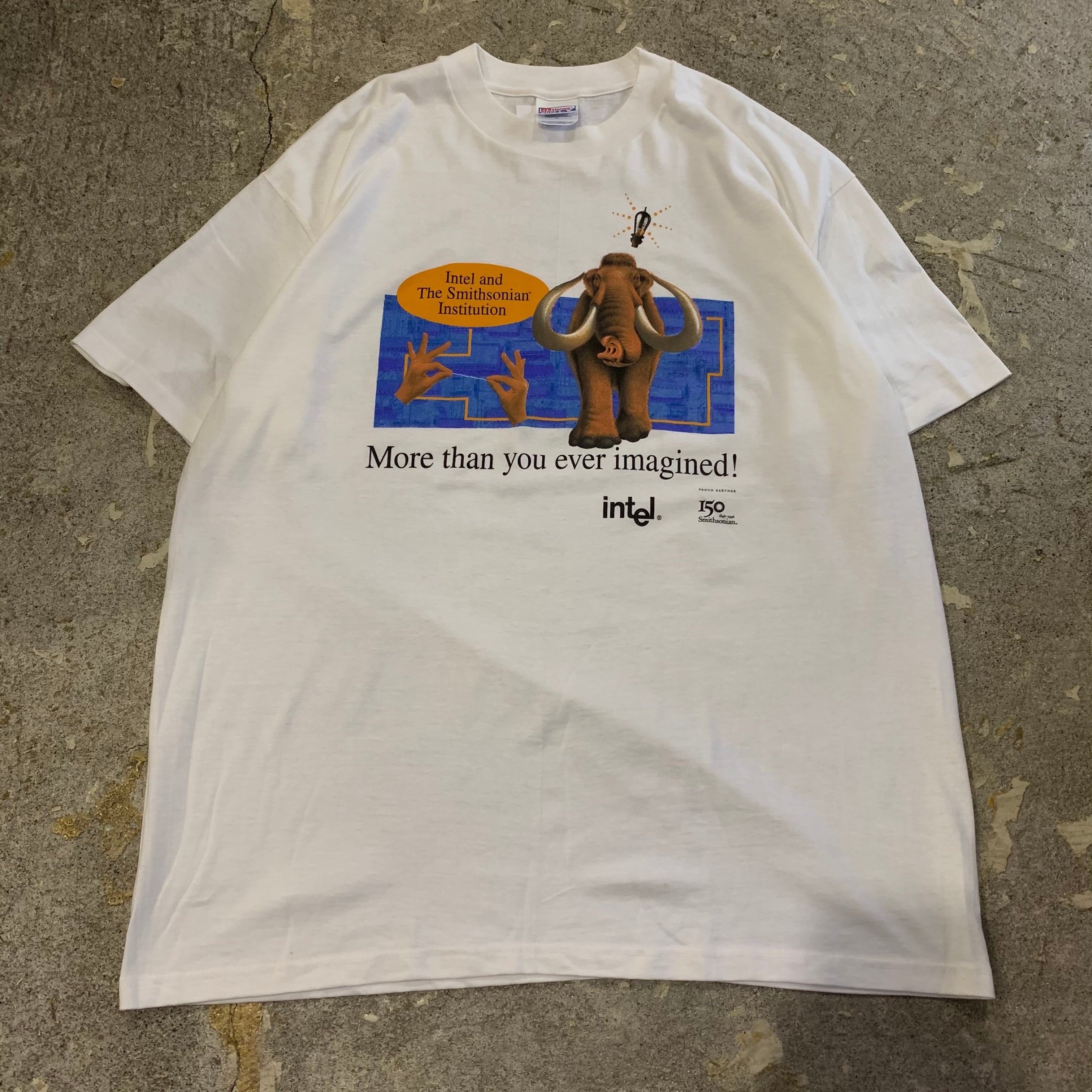 dead stock!!90s INTEL T-shirt | What