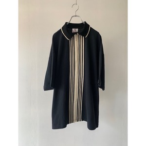 90's 2tone sweat zip s/s shirt