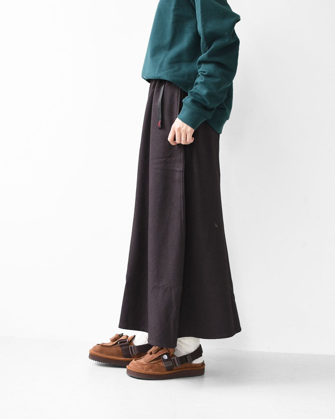 Gramicci [グラミチ] WOOL LIKE FLARE SKIRT [GLSK5-FJP001] ウール