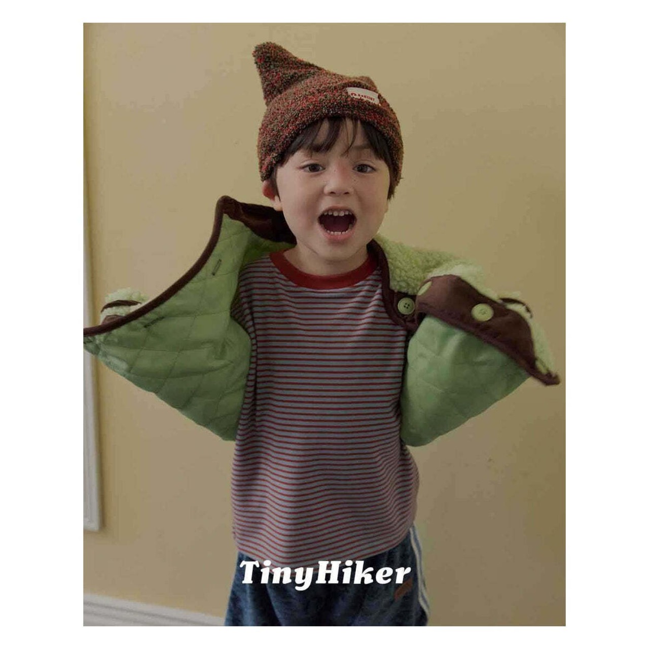 【取寄】Tiny Hiker マゴストライプTシャツ｜冬服｜韓国子供服