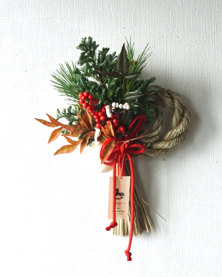 南天のしめ飾りU