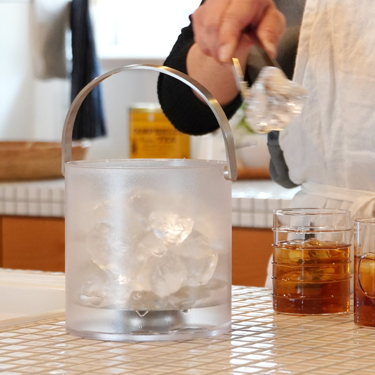 Be アイスペール シングル ・アイストング 付き/ 2色 | mals online shop