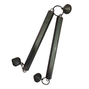 コスプレアイテム 撮影用アイテム 忍たま乱太郎 向き 食満留三郎 木製 鉄双節棍 武器 ヌンチャク ★受注品★