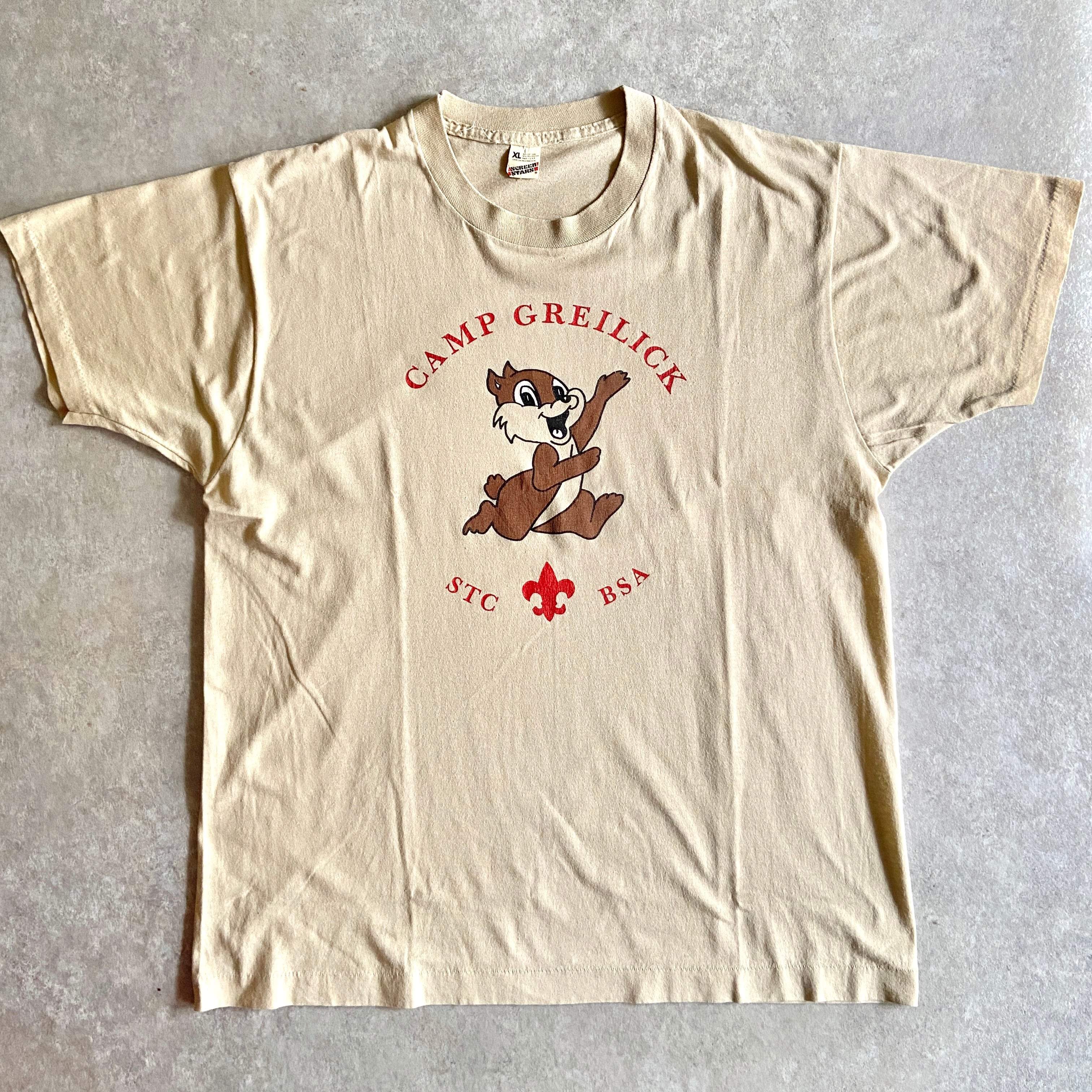 1980s SCREEN STARS ビーバー Tee XL Made in USA H060