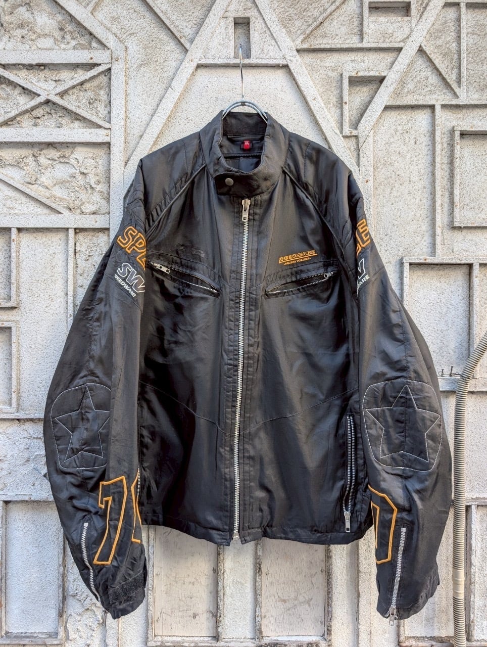 "EMBROIDERY" racing jacket