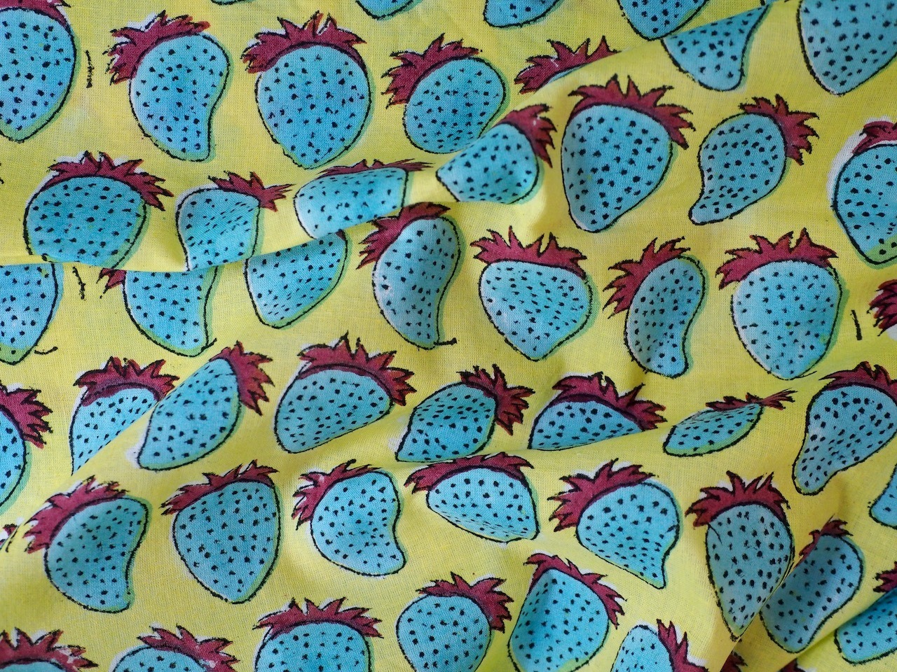 block print fabric d1