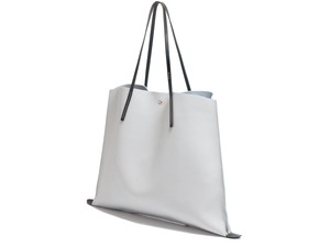 muku PAPIER 803　ライトグレー　シュリンクレザー　ショルダーバッグ