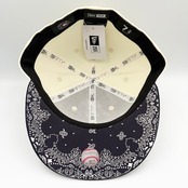 NEW ERA 59FIFTY/5950 Paisley Undervisor ニューヨーク・ヤンキース クローム ネイビー
