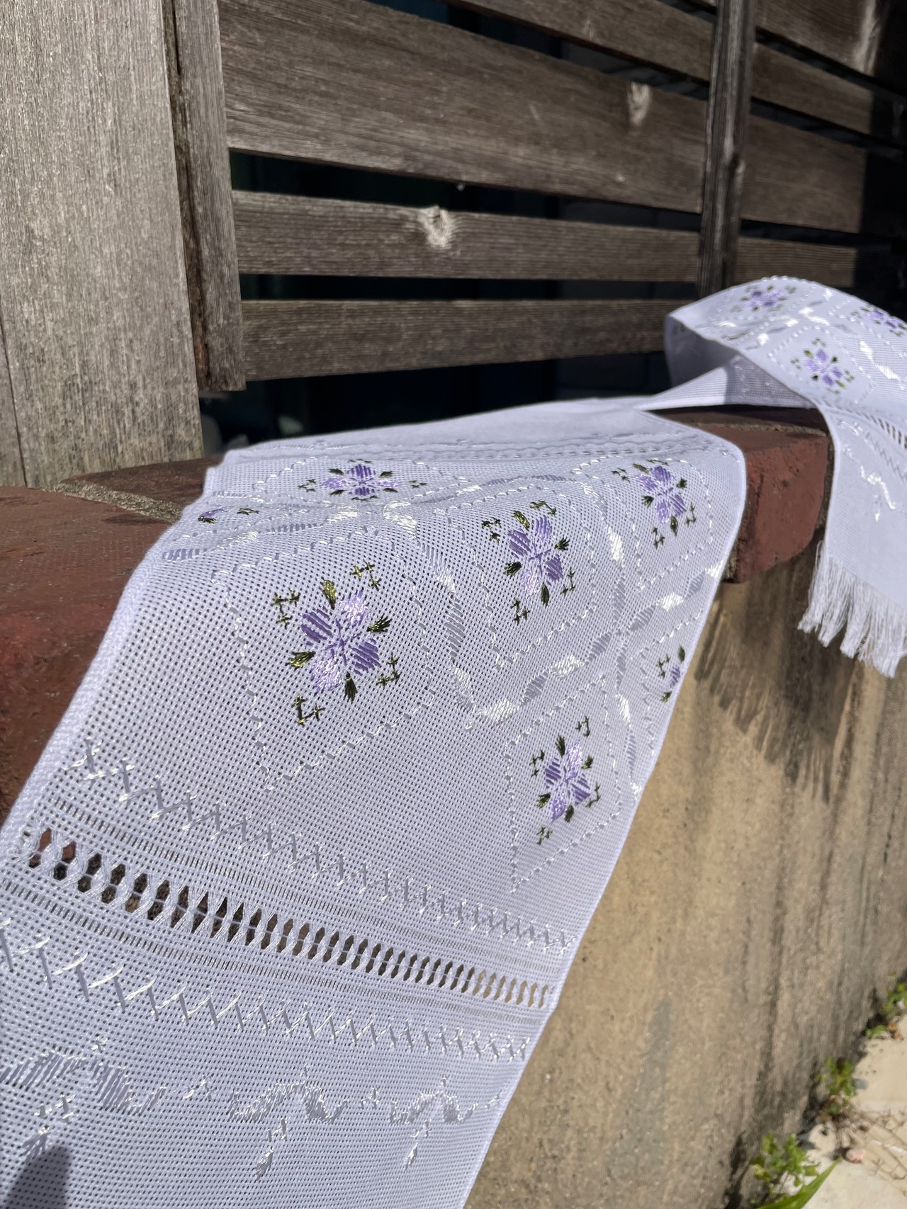 ウクライナ伝統手刺繍祭具タオル「ルシニク」 - 3