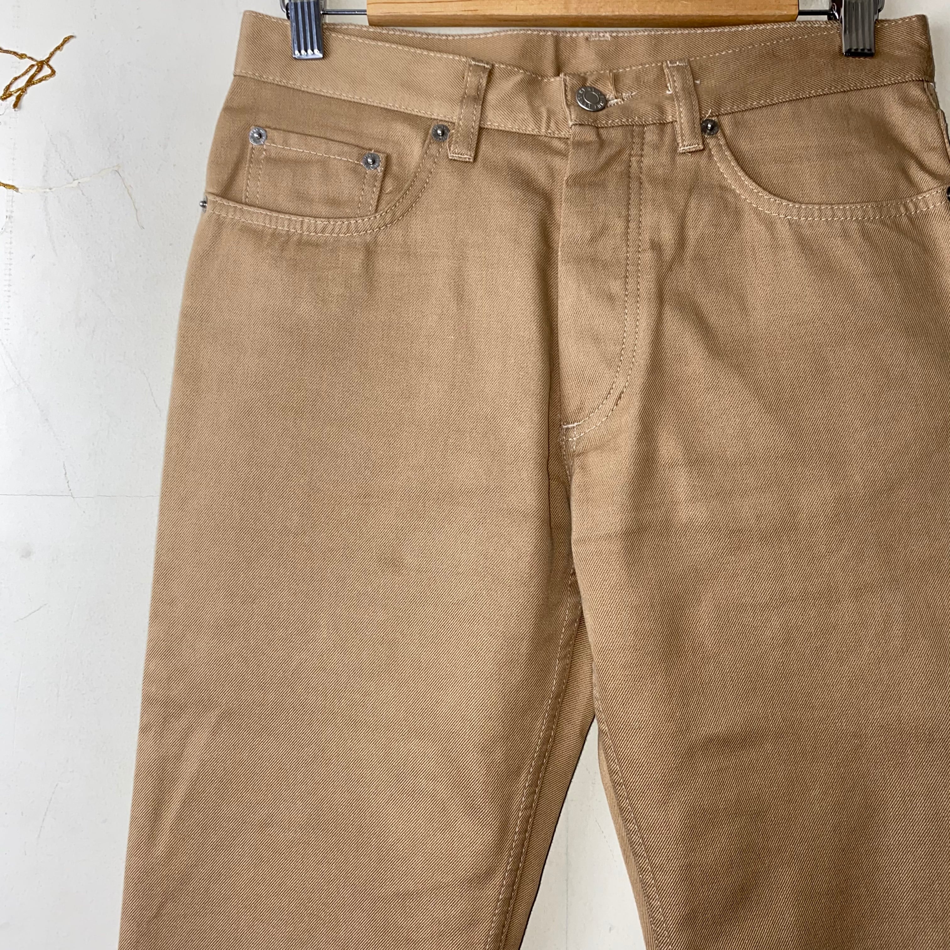 vintage HELMUT LANG light brown denim pants | NOIR ONLINE powered by BASE