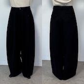 Tie belt wide curve PT/black