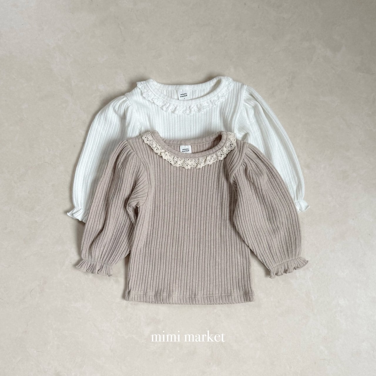 送料無料【予約】/  パフトーションTシャツ / mimimarket