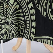 フラダンス 衣装 ワンピース ドレス ブラック系 キャミソールドレス カーキ系 花柄 カヒコ柄 シンプル かわいい 華やか きれい おしゃれ 大人っぽい 黒 緑 ハワイアン アロハ ハワイアンプリント フラ ダンス レッスン 練習 リゾート スポーツウエア