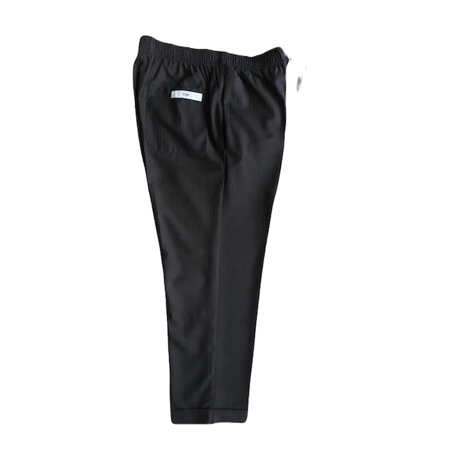 Voiry Dressmaker Pants-Slim [Gray-Stripe]